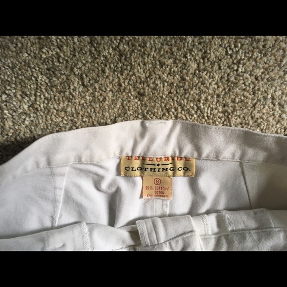 Telluride White High-rise Pants (Women)🛍 - Picture 5 of 5